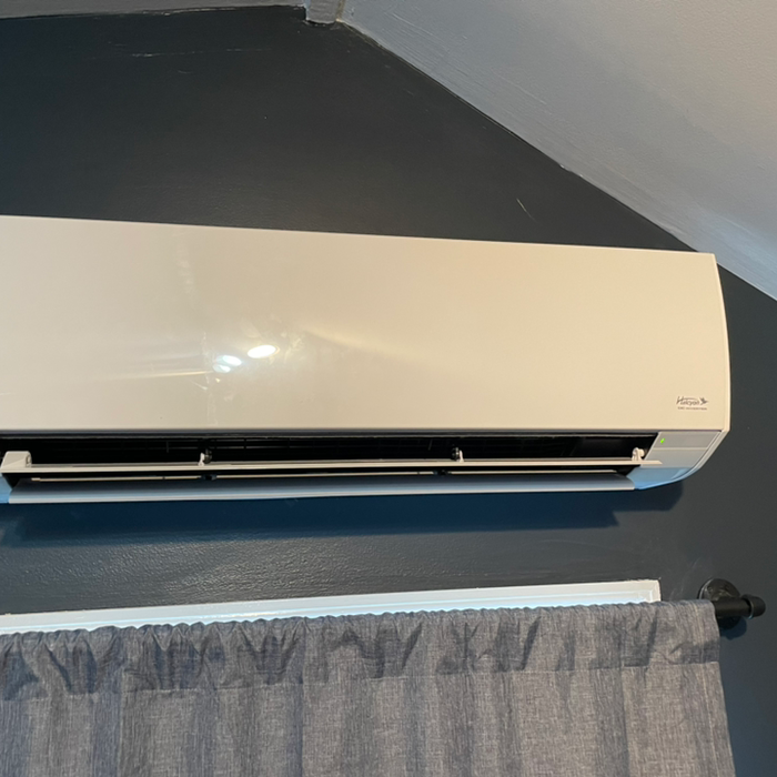 Ductless mini-split installed by Air Rescue (project photo)